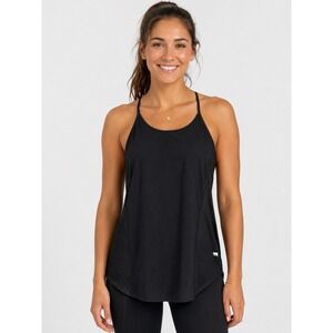 *NWT* Running Bare Wild Card Workout Tank - Women's MED 8/10 - Black Racerback